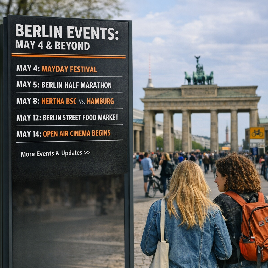 Berlin’s Upcoming Events: May 4 and Beyond