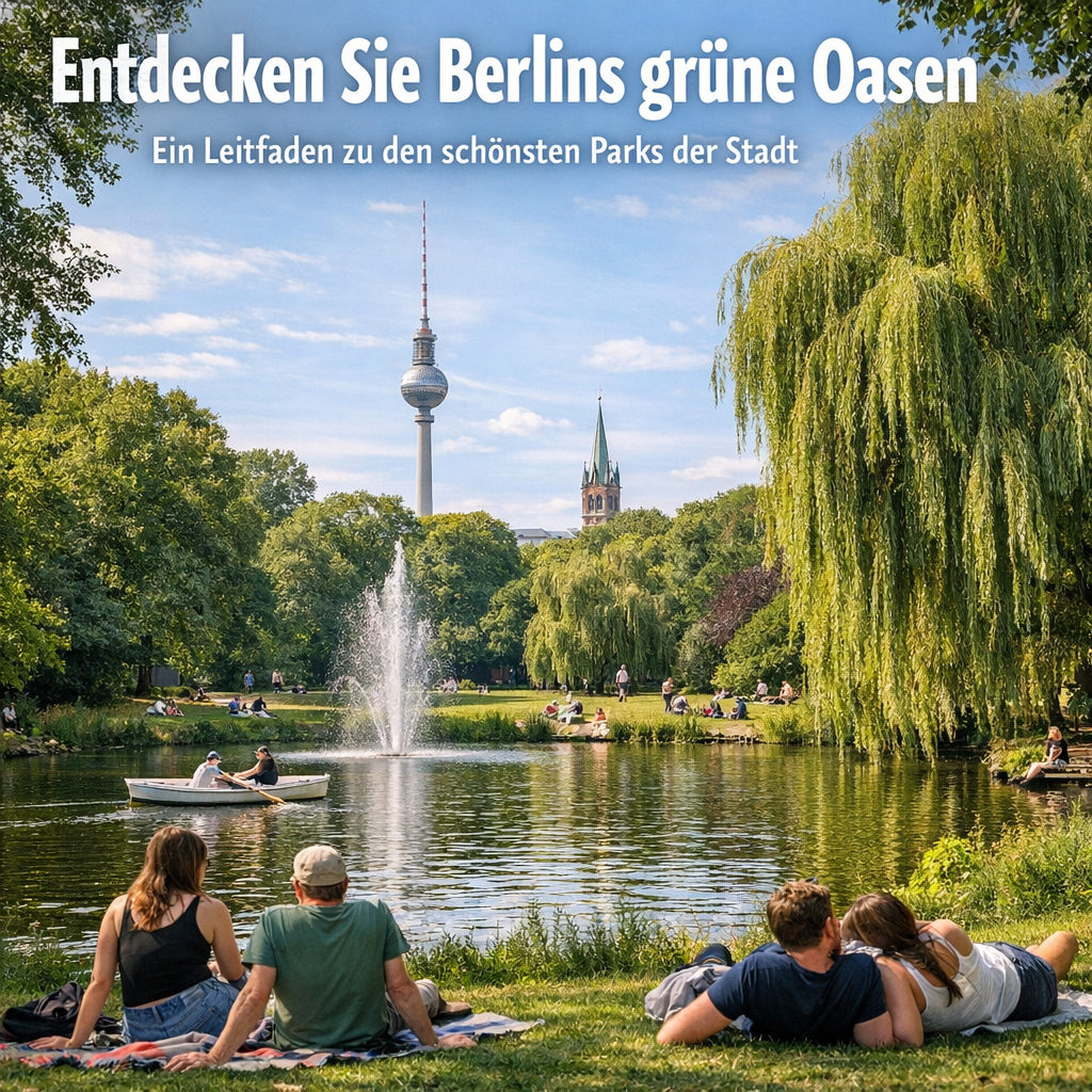 Entdecken Sie Berlins grüne Oasen: Ein Leitfaden zu den schönsten Parks der Stadt