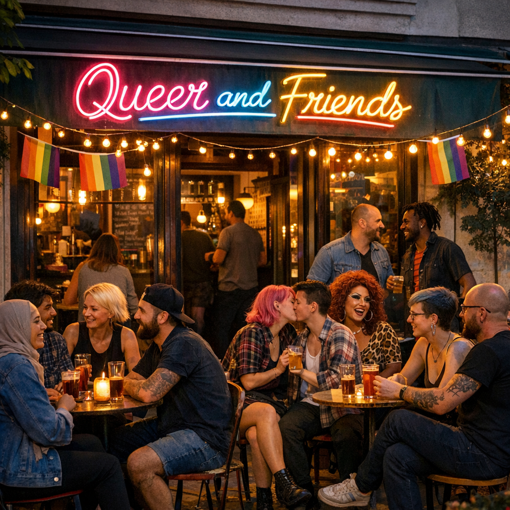 Berlin’s ‘Queer and Friends’ Café Faces Ongoing Challenges Amid Community Support